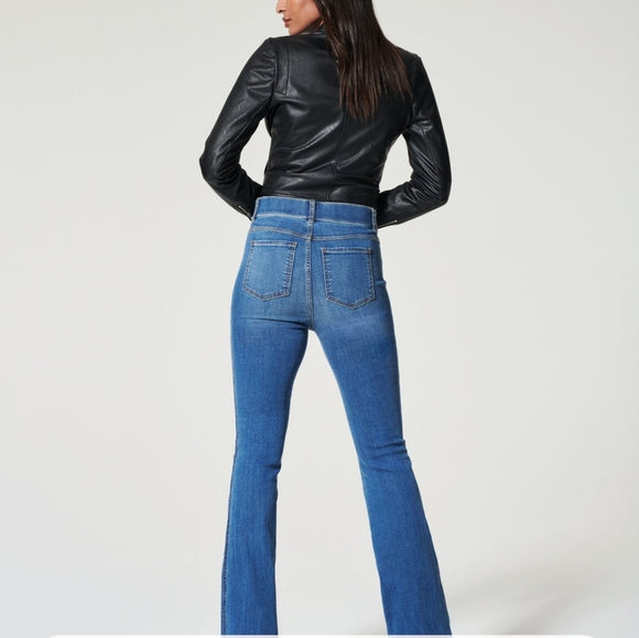 SPANX - Flare Jeans in Vintage Indigo - Small - Long Length - Picture 2 of 11